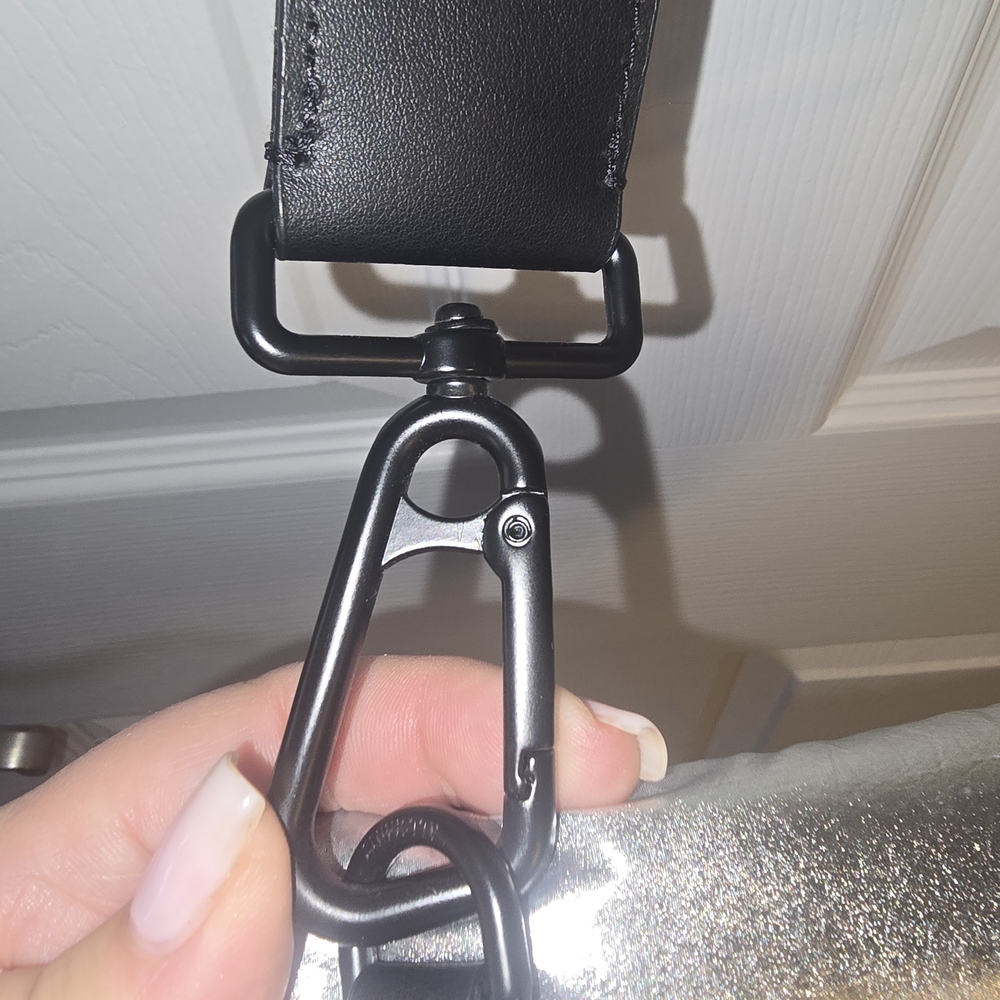 All Saints Silver Puffer Crossbody Bag - Picture 8 of 15